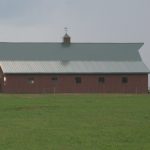 Bob and Jean Krueger Beautiful barn. Green Jensen bridge steel roof, T11 siding.