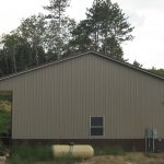 Luke and Summer Sellers pole barn. Construction done by Battle Construction